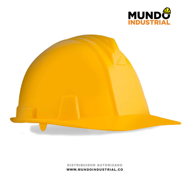 casco de seguridad industrial dieléctrico amarillo