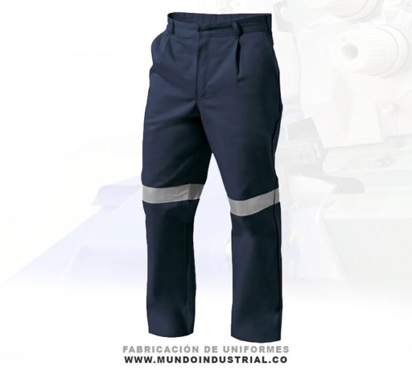 Pantalon con reflectivo para hombre dotacion uniformes cucuta