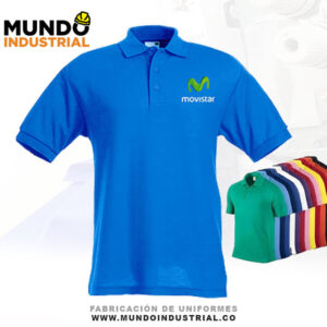 Camiseta tipo polo para uniforme dotación industrial camisa bordada 2022