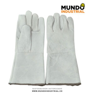 Guante de carnaza sencillo largo para soldador 2022