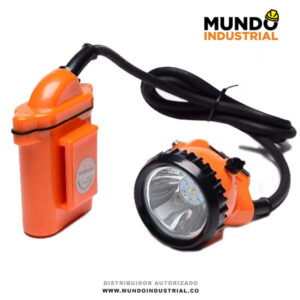 Linterna Minera Kl5 Naranja recargable cargador lampara minera 2022