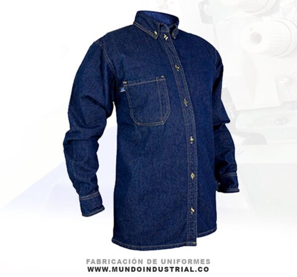 chaqueta jean grueso 14 oz para hombre 2022 1