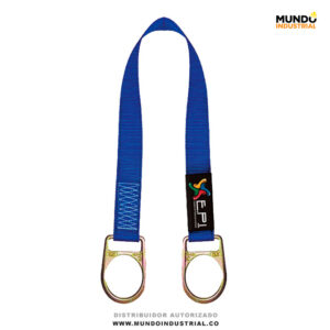 Anclaje portátil de 2 argollas elaborado en reata