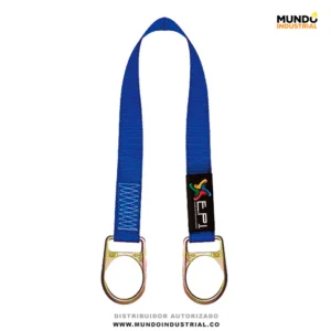 Anclaje portátil de 2 argollas elaborado en reata