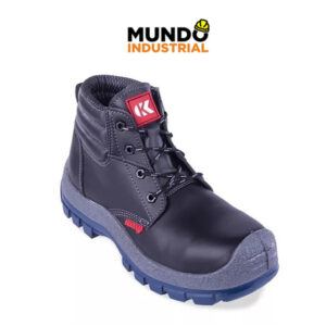 Bota de Seguridad Kondor Jumbo Negro Indiana con Puntera