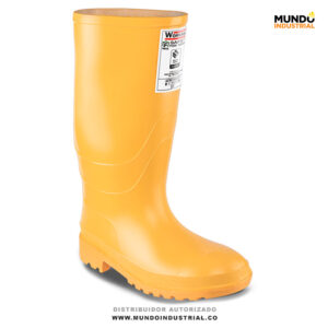 Bota Pvc Workman Safety Food Industry Amarilla