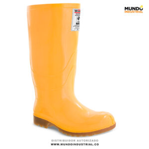 Bota Workman Safety Waterproof PVC amarilla