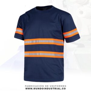 Camiseta de trabajo con reflectivo dotacion uniforme