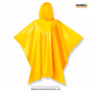 Capa impermeable amarilla con Capucha