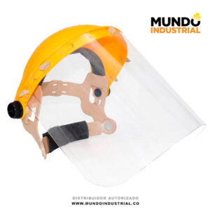 Careta Esmerilar Delta Plus con visor cilindrico y ratchet