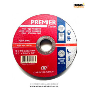 Disco de corte metal carborundum premier