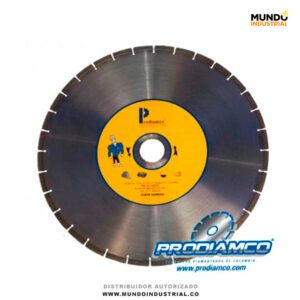 Disco diamantado mega 14 segmentado concreto lineal profesional