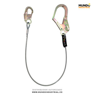 Eslinga de posicionamiento en cable de acero galvanizado de 1/4