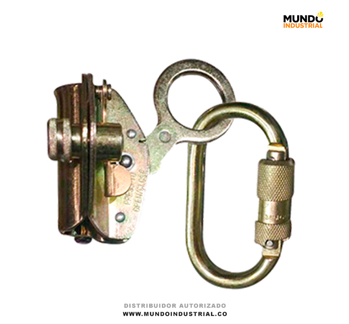 Freno para cuerda 14-16mm con mosquetón