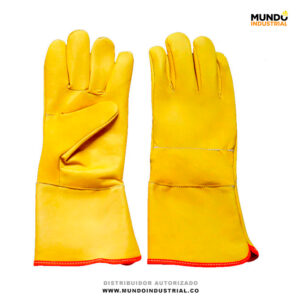 Guante de Vaqueta largo sencillo tipo ingeniero