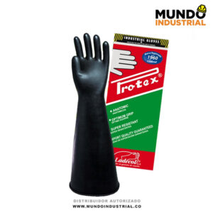 Guante de caucho Protex XL Calibre 35 y 65 - 50 cm de largo
