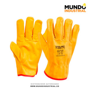 Guante Vaqueta Corto Supervisor steelpro colombia