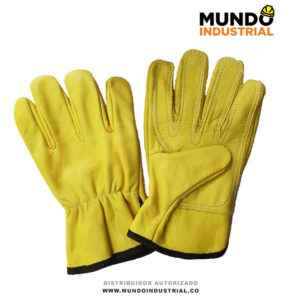 Guantes de vaqueta corto reforzado tipo ingeniero