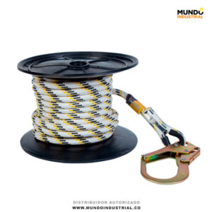 Línea de vida vertical portátil 20M cuerda Kernmantle de 16mm