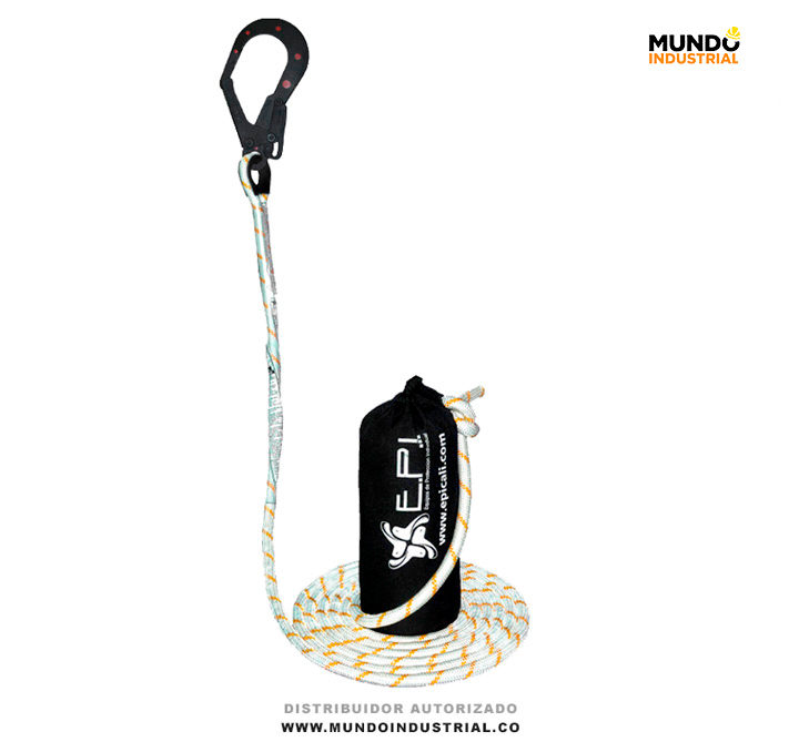 Línea de vida vertical en cuerda
