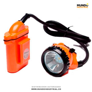 Lámpara Minera Kl5 Naranja Recargable incluye cargador
