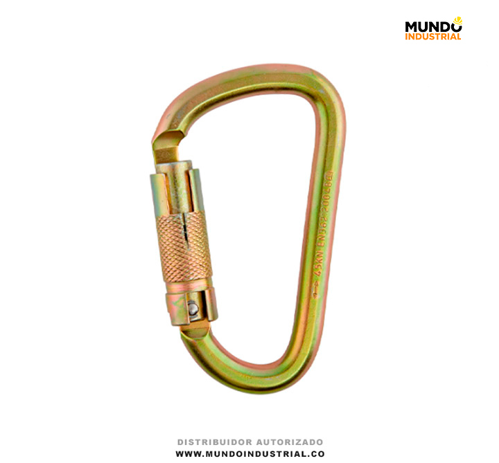 Mosquetón de seguridad para trabajo en alturas