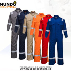 Overoles Ignifugos con reflectivo diseño personalizado