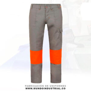 Pantalones en tela ignifuga alta visibilidad