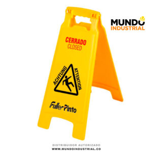 Señal de prevención piso mojado