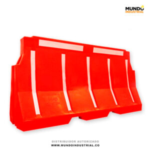 Barrera Vial Plástica tipo maletín seguridad vial