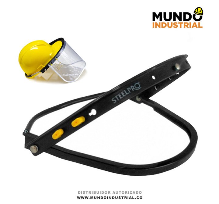 Basculante Steelpro adaptador plástico porta visor para casco