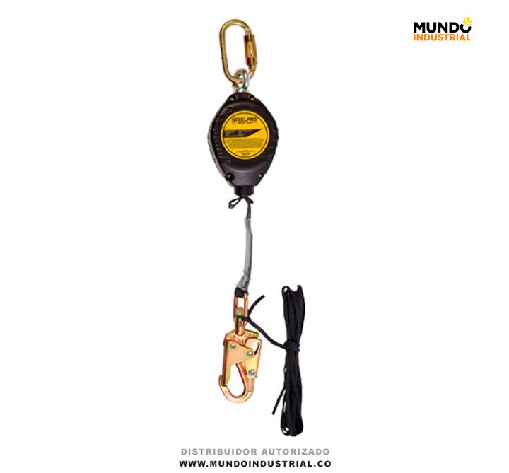 Bloque auto retráctil para detención de caídas