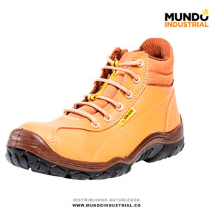 Bota Robusta Raider Zipper Oro Bota de seguridad para mujer