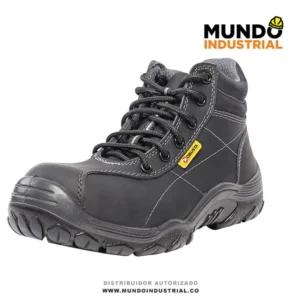 Bota Robusta Raider Zipper Negras para Mujer puntera composite