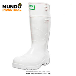 Bota PVC Guerrera Acidos Grasos Blanca Robusta