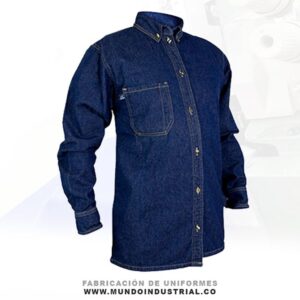 Chaqueta en jean grueso 14 oz para hombre