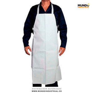 Delantal pvc blanco