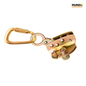 Deslizador para cuerda vertical 16mm con mosquetón