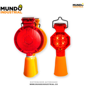 Flasher vial luminoso solar para señalización vial