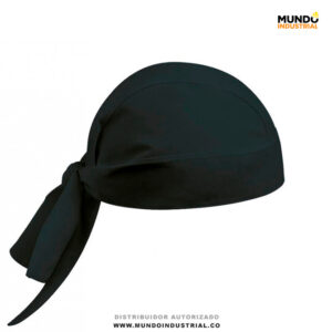 Gorro de cocinero tipo bandana black egochef