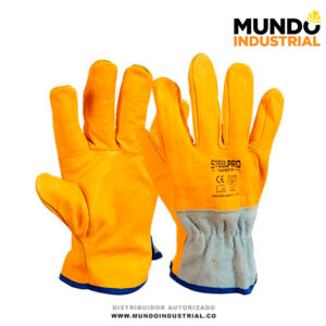 Guante steelpro driver amarillo
