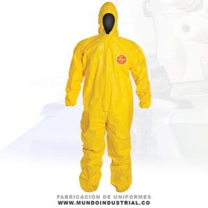 Overol dupont tychem de protección para Ácidos