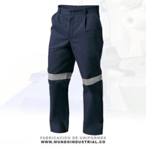 Pantalón con reflectivo para hombre dotación uniformes cucuta