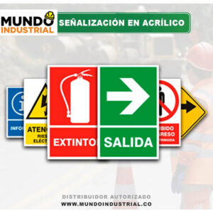 Señalización en Acrílico Avisos de seguridad industrial
