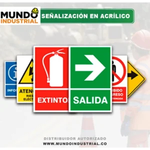 Señalización en Acrílico Avisos de seguridad industrial