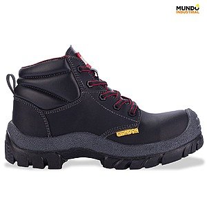 Bota Jumbo SEG Tridensidad P.U Caucho Blindada Negro mundoindustrial