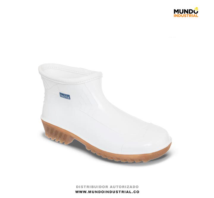 Zapaton Machita Blanco Botines pvc mujer